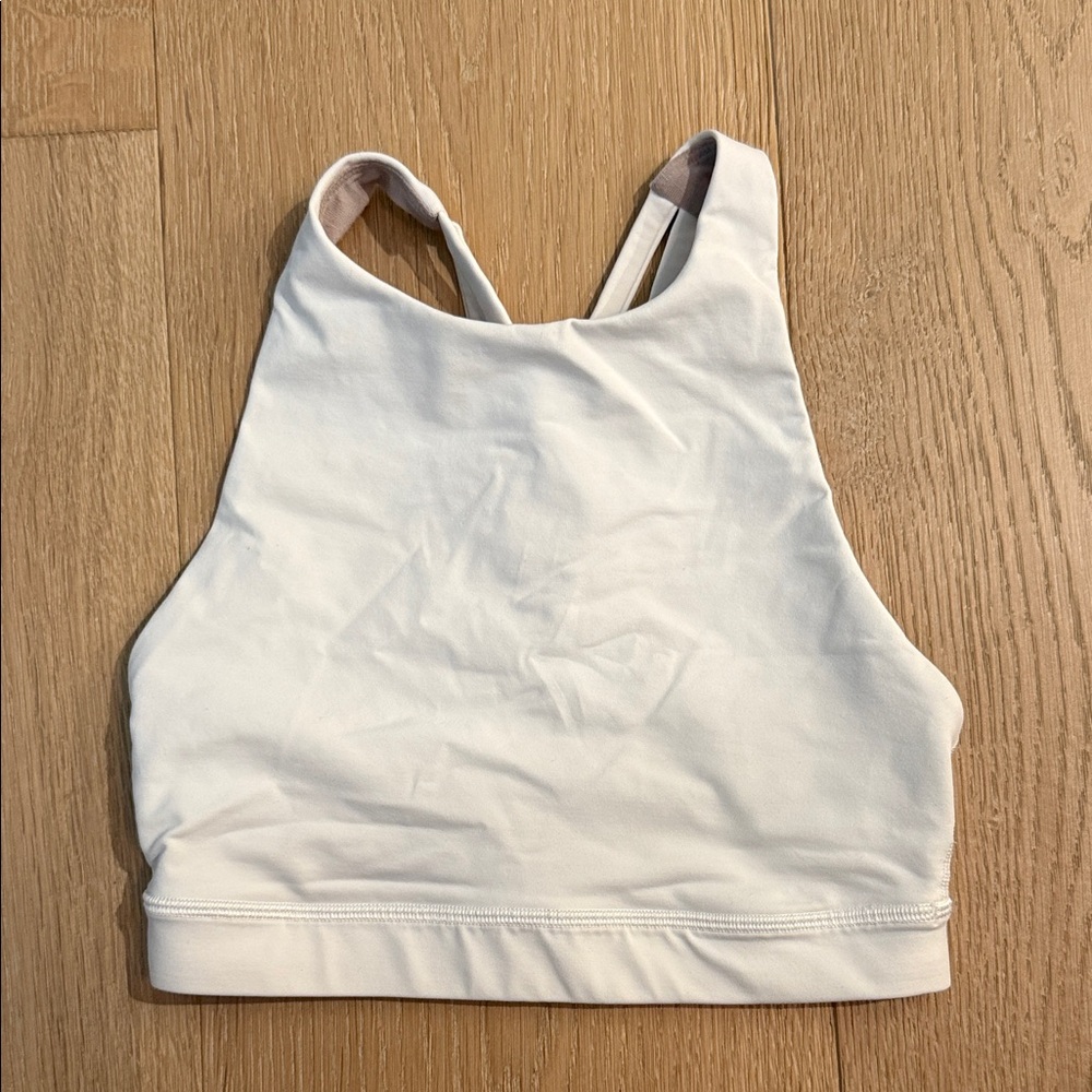 lululemon athletica White High-Neck Sports Bra